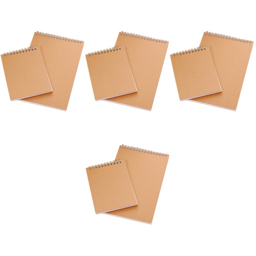 8Pièces À Étudiant Carton Kraft Marron 2