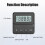 Digital Protractor Inclinometer Level Angle Meter Measuring Angle Meter Magnet 90 Degree Ruler 3