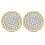 4Paires Boucles D'oreilles Métal Délicates Style Punk Coloré 2