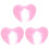 3Pièces Ailes De Roses Plumeées Pour Accessoire Halloween 3