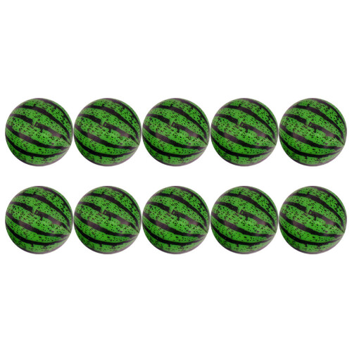 60Pièces Balle Rebondissante Plastique Pastèque Vert Pour Enfants