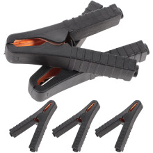 10Pcs Copper Plated Black Battery Clamps for Car and Electrical Use