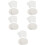 150Pièces Patchs Transparent Réparation Anneaux Gonflables 7
