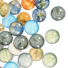500Pcs Assorted Glass Cabochon Patches for DIY Jewelry and Craft