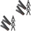 10Pcs Copper Plated Black Battery Clamps for Car and Electrical Use 3