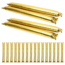 48Pcs Inflatable Party Noise Sticks Golden for Basketball Football