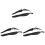 3Pairs Bike Mud Guards Front Rear Splash Protection 2