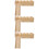 3Pcs Khaki Hamster Platform Toy with Ladder for Cage Decor 10