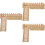 3Pcs Khaki Hamster Platform Toy with Ladder for Cage Decor 8