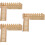 3Pcs Khaki Hamster Platform Toy with Ladder for Cage Decor 9