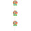 3Pcs Creative Felt Fake Lollipop Props Large Party Decorations 10