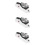 3Pcs Plastic Electric Sharpener for Kitchen Cutlery Scissors White 10