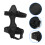 6Pcs Practical Bike Speaker Belt Wireless Speaker Holder Strap Black 9
