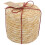 2Pcs Portable Wicker Storage Box Round Straw Desktop Organizing Basket 1