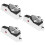 3Pcs Plastic Electric Sharpener for Kitchen Cutlery Scissors White 9