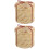 2Pcs Portable Wicker Storage Box Round Straw Desktop Organizing Basket 7