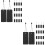 400Sets Sleek Black String Tags for Clothing Price Labeling 8