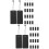 400Sets Sleek Black String Tags for Clothing Price Labeling 9
