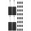 400Sets Sleek Black String Tags for Clothing Price Labeling 7