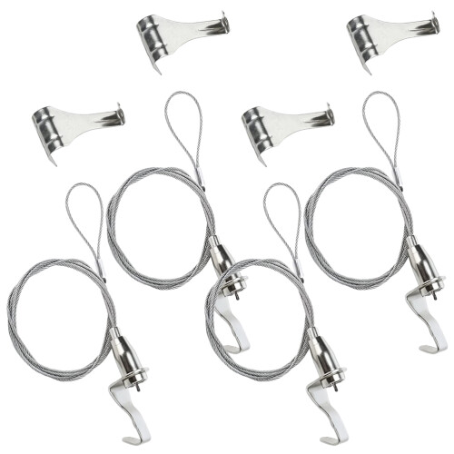 8Sets Heavy Duty Silver Picture Hanging String for Frames DIY Tools