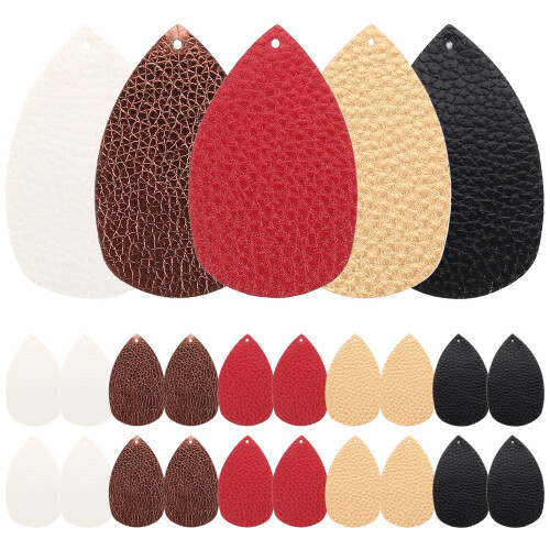 90Pcs Compact Water Drop Earring Accessories Pendants