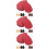 90Pcs Compact Water Drop Earring Accessories Pendants 8