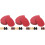 90Pcs Compact Water Drop Earring Accessories Pendants 4