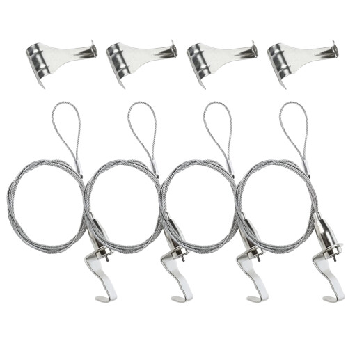 8Sets Heavy Duty Silver Picture Hanging String for Frames DIY Tools 1