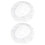 6Pcs Lightweight PVC Round Elastic Table Covers with Flannel Backing 1