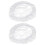 6Pcs Lightweight PVC Round Elastic Table Covers with Flannel Backing 2