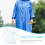 4Pcs Pc Adult Rain Ponchos Assorted Colors Lightweight Emergency Use 10
