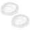 6Pcs Lightweight PVC Round Elastic Table Covers with Flannel Backing 3