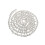 2Pcs Silver Rhinestone Tassel Chain Durable Clothing Decor Accessory 3