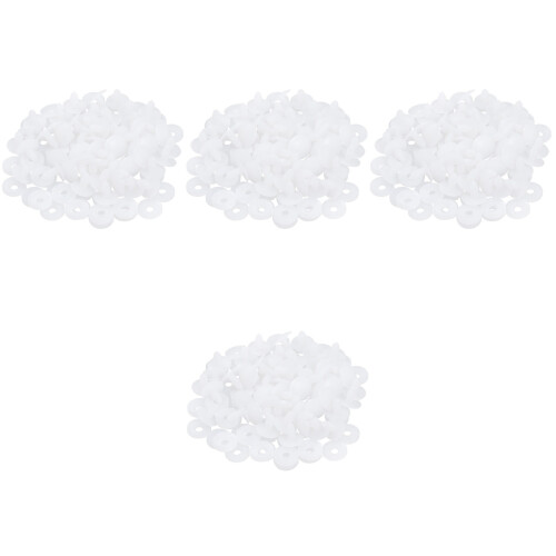 400Sets White Plastic Doll Joints DIY Doll Making Accessories Durable 2