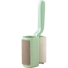 3Pcs Compact Green Pet Hair Removal Rollers Easy Grip Household Tool