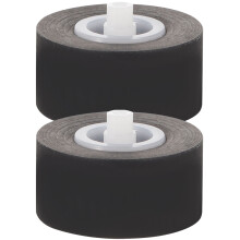 6Pcs Black Plastic Pinch Roller for Radio Tape Recorder Audio Repair