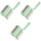 3Pcs Compact Green Pet Hair Removal Rollers Easy Grip Household Tool 3