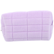 3Pcs Purple Toiletry & Makeup Bag Soft Texture Organizer for Home Use