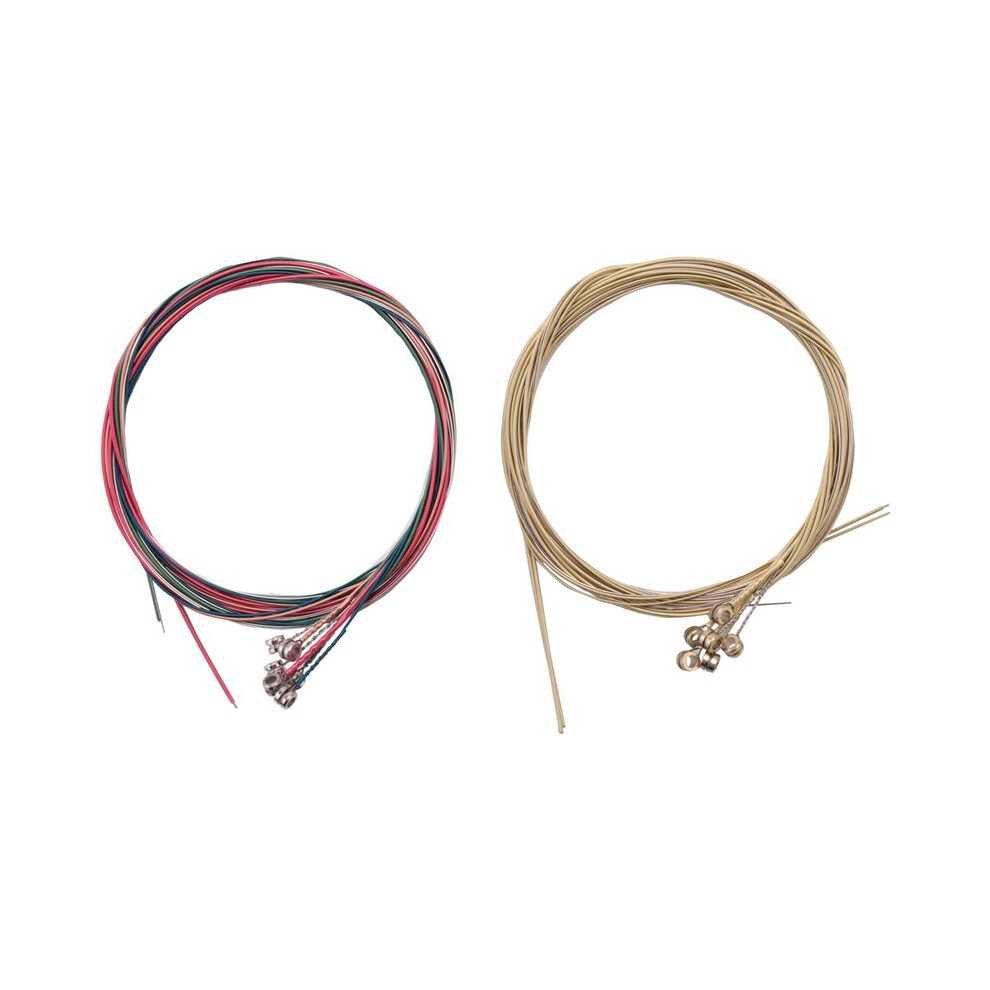 Torribaly 2 Sets Of 6 Guitar Strings Replacement Steel String For Acoustic Guitar Guitar Changing Tool