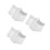 3Pcs Breathable Mesh Bath Toy Storage Bag White Tub Organizer 8