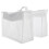 3Pcs Breathable Mesh Bath Toy Storage Bag White Tub Organizer 2