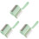 3Pcs Compact Green Pet Hair Removal Rollers Easy Grip Household Tool 2