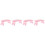 4Pcs Pink Nail Table Arm Rest for Nails Foldable Hand Cushion 6