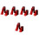10Pcs Bamboo Chinese Allegro Clapper for Drama and Performance Use 6