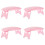 4Pcs Pink Nail Table Arm Rest for Nails Foldable Hand Cushion 7