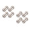 8Pcs Easy Install Golden Copper Intercom Connector Adapter for Devices 7