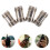 8Pcs Easy Install Golden Copper Intercom Connector Adapter for Devices 11