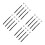 16Pcs Black Durable Polyester Walking Stick Wrist Straps Anti-Slip 8