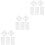 3Sets Portable White Pet DIY Christmas Spray Paint Stencils 7