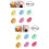 2Pcs Colorful Cocktail Parasol Picks for Drinks Mini Drink Umbrellas 9